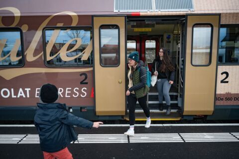 Le chocolat ressuscite la gare de Broc-Fabrique