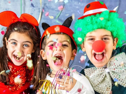Carnaval des enfants à Euseigne (VS)
