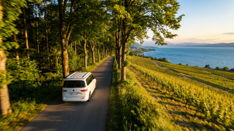 Roadtrip en van à Neuchâtel