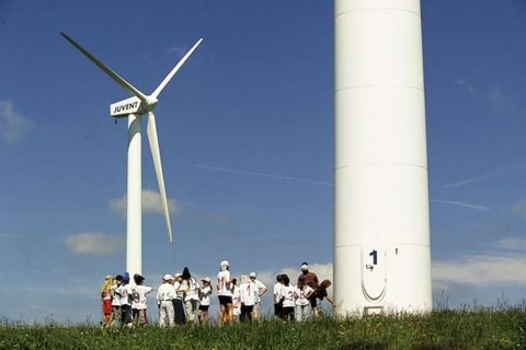 Wanderung zum Windkraftwerk Mont-Crosin