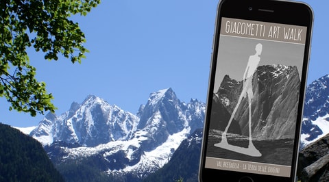 Neuheit im Engadin – Giacometti Art Walk App