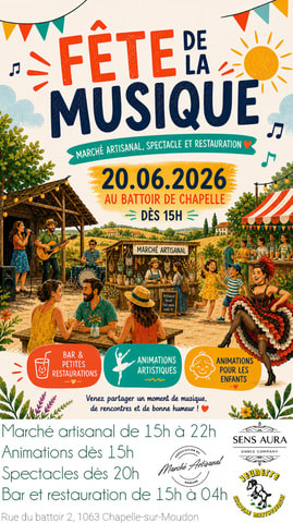 Fête de la musique et marché nocturne, Chapelle-sur-Moudon