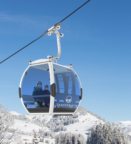 Neue Gondelbahn in Gstaad