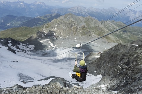 Eröffnung der Mont 4 Zipline