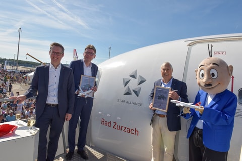 Feierliche Flugzeugtaufe für Bad Zurzach