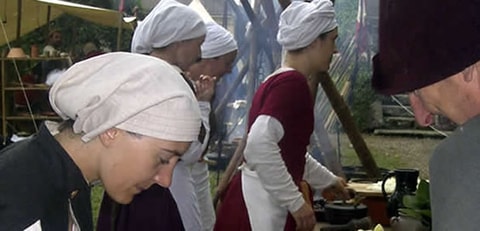 Mittelalterliches Fest auf Schloss Grandson