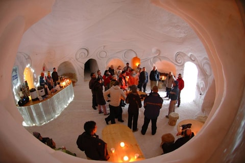Silvester im Iglu Dorf