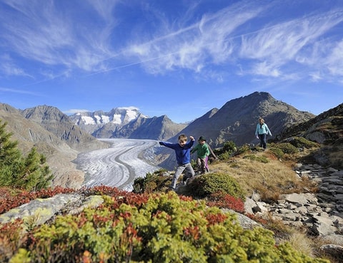 Herbstsonne Aletsch Arena