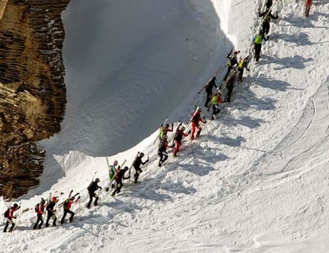 Skitour Défi des Faverges 2016 in Crans-Montana