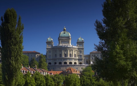 Zu Besuch im Bundeshaus in Bern