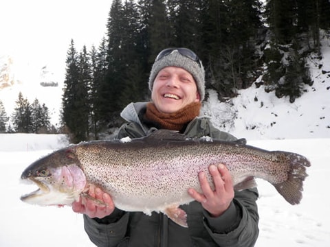 Eisfischen in Hoch-Ybrig