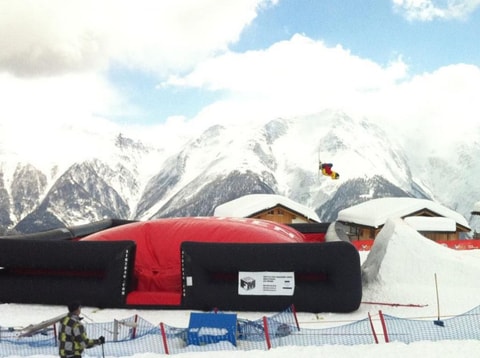 Bag Jump Contest auf der Bettmeralp