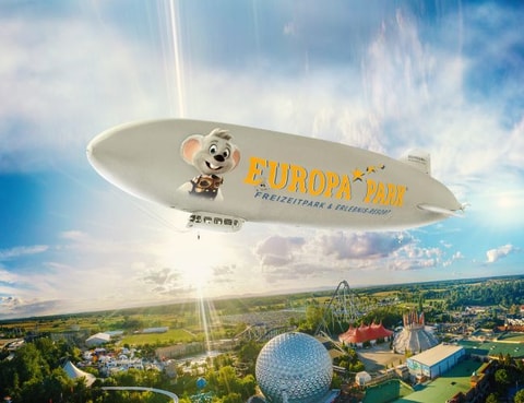Zeppelin-Flüge über dem Europa-Park