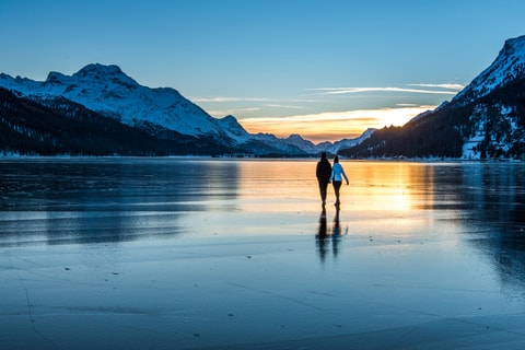Winterwandern in Engadin/St. Moritz