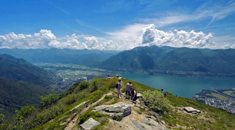 Aussichtspunkte Cardada und Cimetta bei Locarno