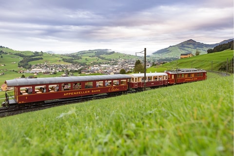 Herbstliche Genussfahrt mit den Appenzeller Bahnen