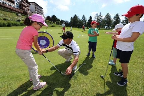 Golfkurs für Kinder in Crans-Montana