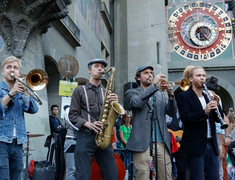 Strassenmusik-Festival "Buskers" in Bern