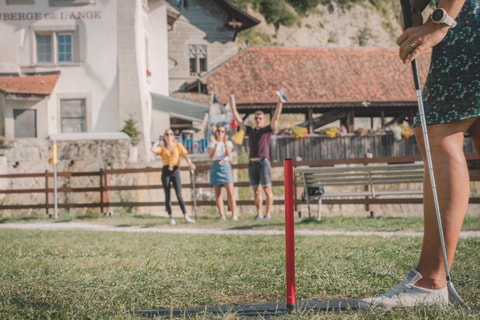 Golfen in der Freiburger Altstadt