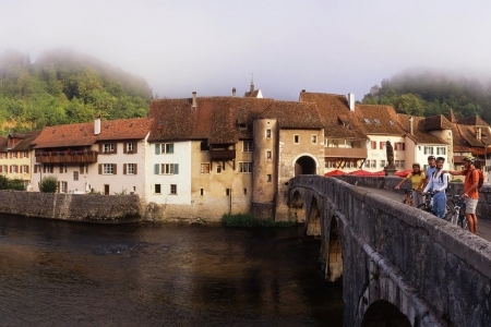 Mittelalter-Stadt St. Ursanne