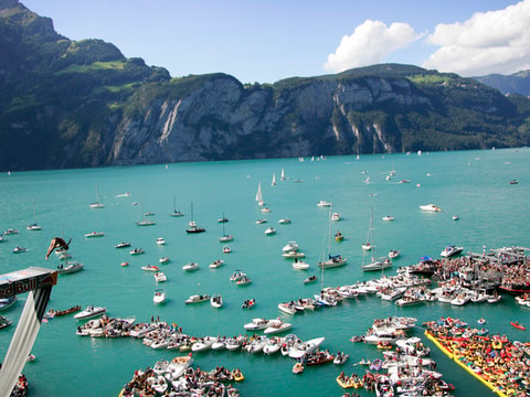 Red Bull Cliff Diving World Series  in Sisikon
