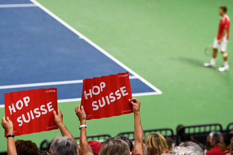 Familien-Tennisfest am Davis Cup