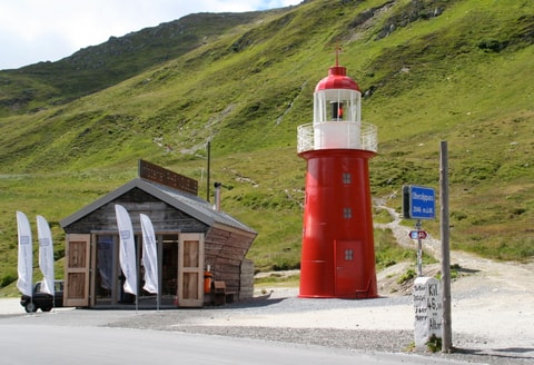 Leuchtturm am Oberalppass