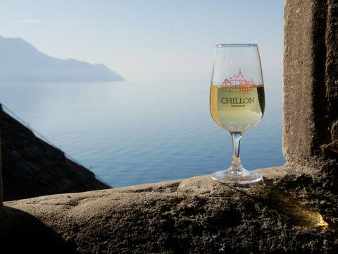 Abfüllen des Schlossweins  Clos de Chillon