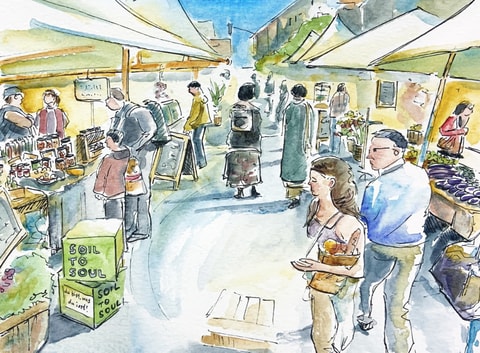 Soil Food & Fermentista Market in Zürich