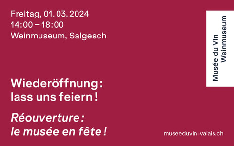 Feierliche Wiedereröffnung des Weinmuseums!