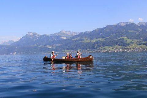 Goldi-Schatzsuche mit dem Kajak