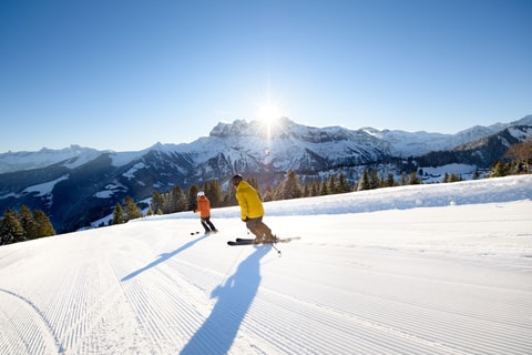 Skiparcours in Portes du Soleil
