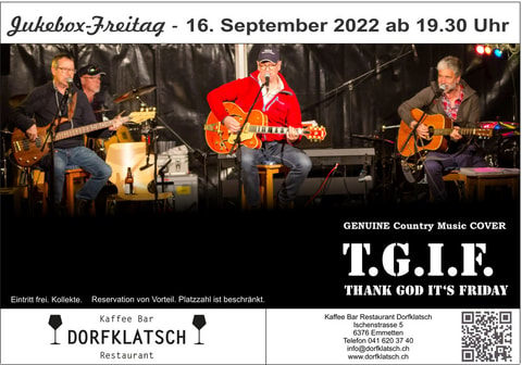Jukebox Freitag mit T.G.I.F