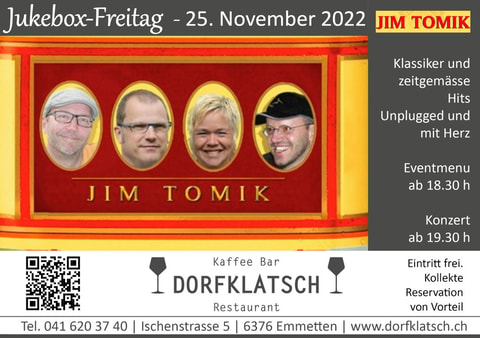 Jukebox Freitag: Jim Tomik – Unplugged und mit Herz
