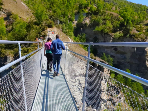 Passerelle des gorges de la Borgne