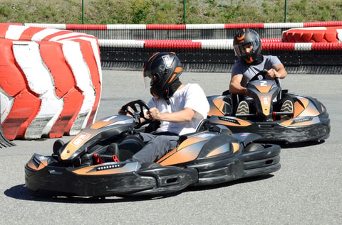 Outdoor Kartbahn in Graubünden