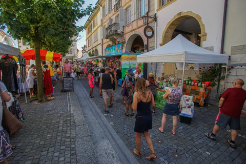 Markt von Estavayer