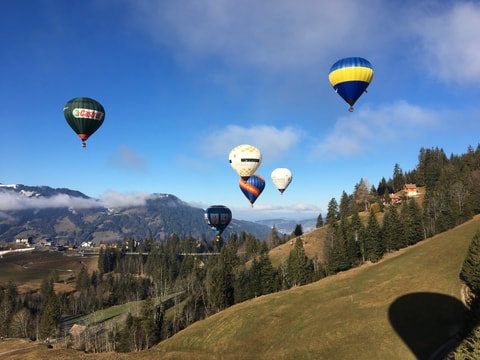 Heissluftballonfahrt auf der Rigi