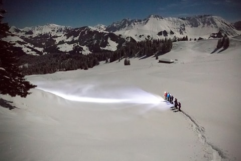 Schneeschuhwanderung Schwarzsee-Schwyberg