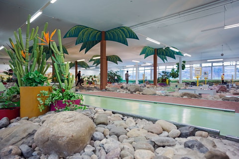 Indoor-Minigolf im Grindel Sportzentrum