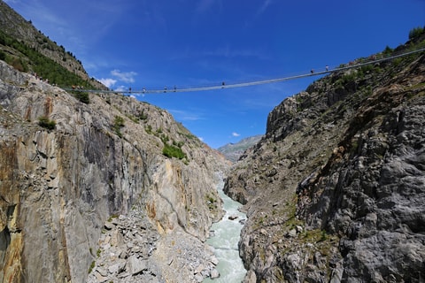 Hängebrücke Aletschji Belalp-Riederalp