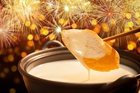 Fondueplausch zum Neujahrsfeuerwerk