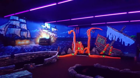 4D-Minigolf in Aarau