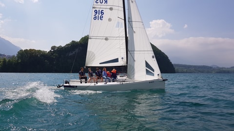 Segelausfahrt auf dem Thunersee