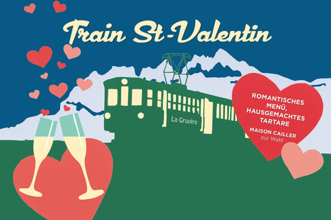 Zugfahrt zum Valentinstag
