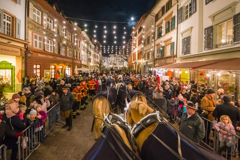 Weihnachtsfunkeln in Rheinfelden