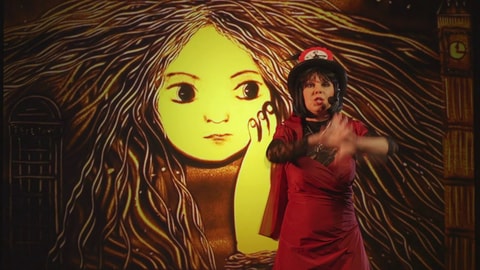 Sand-Show "Alice im Wunderland"