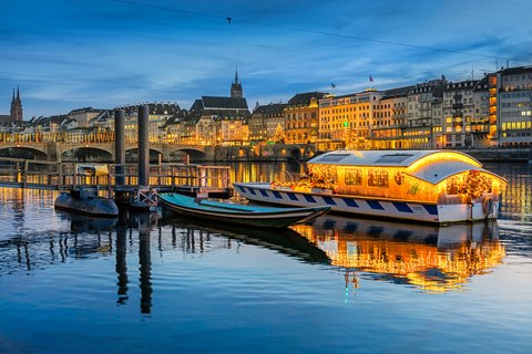 Käsefondue auf der Fähre in Basel
