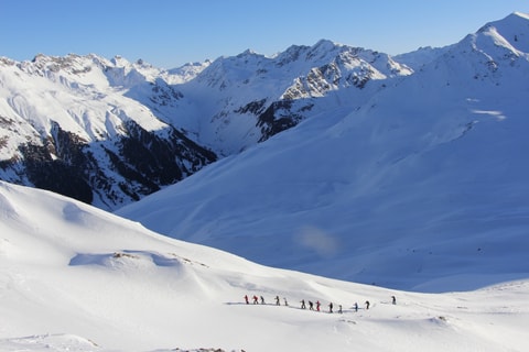 Schneeschuhtour auf den Piz Darlux