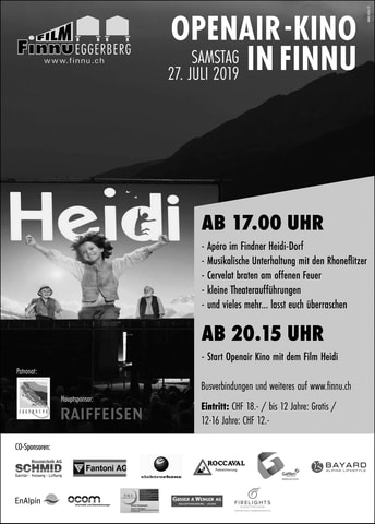 Finnu FILM Openair Kino mit "Heidi"